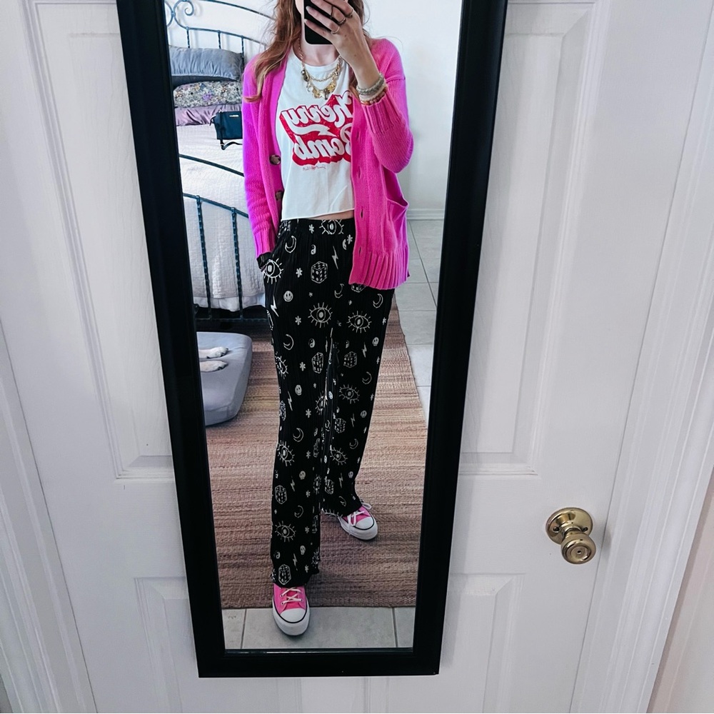 LOFT Pink Cardigan Sweater